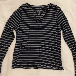 hollister striped top